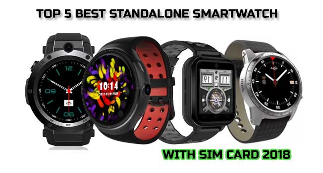 Geweldig tafel intelligentie Top 5 Best Standalone Smartwatch with SIM Card 2018